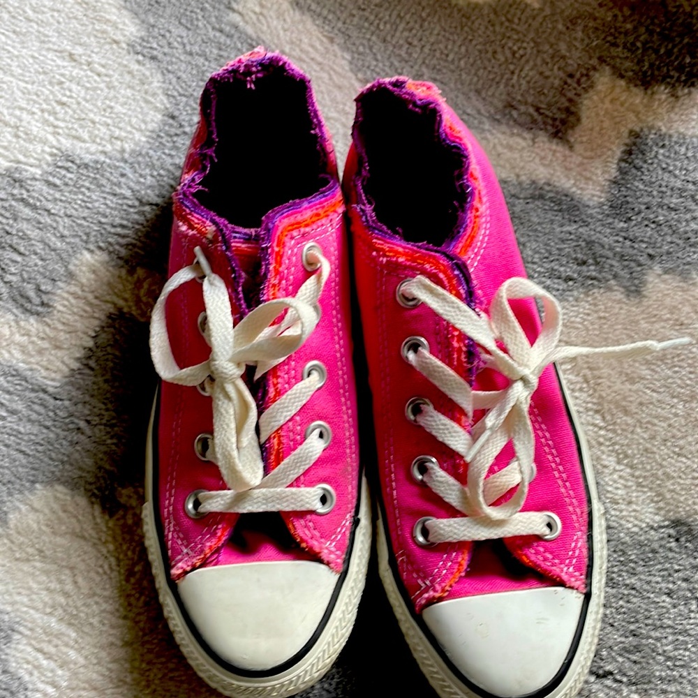 Converse All Star sneakers. Very gently worn. Smoke free pet free home.